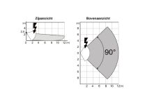 Jablotron JA-122PC BUS verkabelter PIR plus Kamera, 90°
