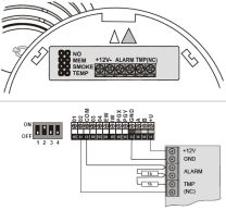Jablotron SD-283ST wired Smoke detector with Siren