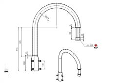 VDL Poles CVK Fixed Camera Pole accessories, VCM