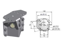 VDL Fixed Camera Pole for two Cameras, VCD 6 Meter