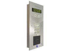 Intratone V4 Intercom With Central 200 Apartments in Stainless Steel