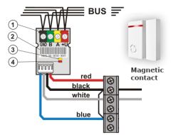 Jablotron SA-211 wired magnetic door contact