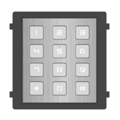 Hikvision DS-KD-KP/S Keypad Module Stainless Steel