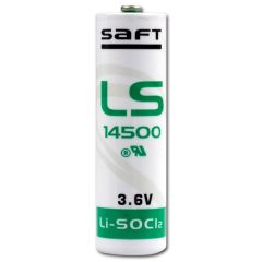 Battery Lithium 3.6V AA, SAFT LS 14500