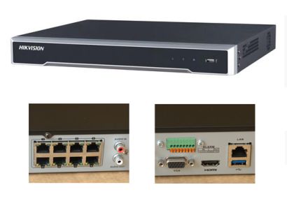 Hikvision DS-7608NXI-K2/8P: 8-kanaals 4K PoE NVR | Credex
