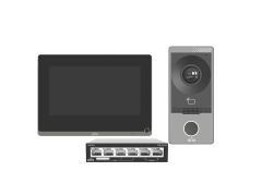 UNV Intercom System, Set with Indoor, Outdoor Station and Switch