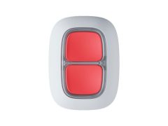 Ajax DoubleButton, White, Wireless Hold-Up Device