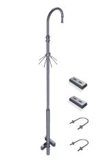 Fixed camera pole 4m - dome camera