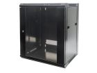 19" Patch Cabinet Wall Mount, black - 9U