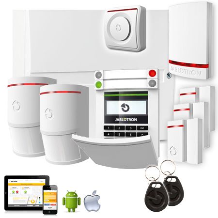 ✓ Jablotron JK-103KRY PLUS 4G GSM LAN wireless Alarm Kit Credex