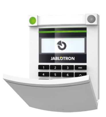 Jablotron JA-114E BUS wired access module with keypad, LCD and RFID
