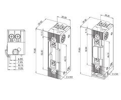 Sewosy SER10 G&acirc;che &eacute;lectrique, Fail Secure