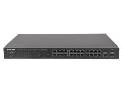 Intellinet 24-Port Gigabit Ethernet PoE + Web-Managed Switch