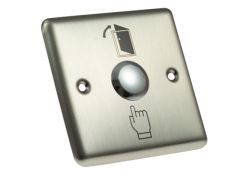 DB-04 Conas Steel Push Button silver