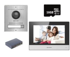 Hikvision DS-KIS602/S Complete IP Video Intercom Set RVS