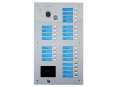 Intratone DINA Video Intercom Excluding Keypad Flush-mounted Stainless Steel 24