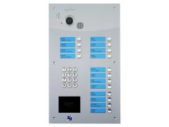 Intratone DINA Video Intercom with keypad Flush-mounted in Stainless Steel 16