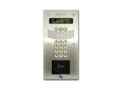 Intratone V4 Intercom With Central 200 Apartments in Stainless Steel